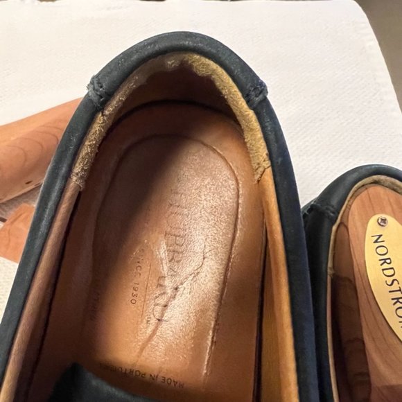 Samuel Hubbard Casual Suede Dress Shoes Navy 10 M main image 4
